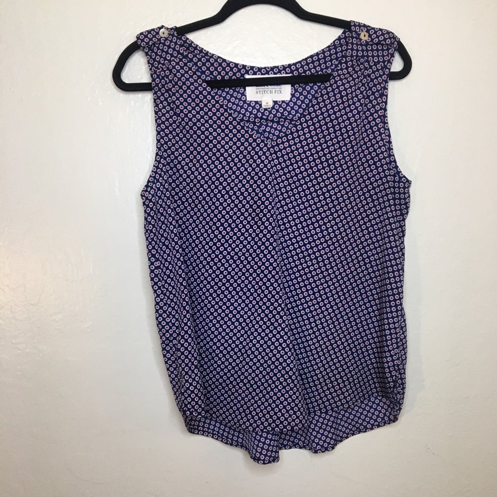 Alice Blue for Stitch Fix sleeveless career top